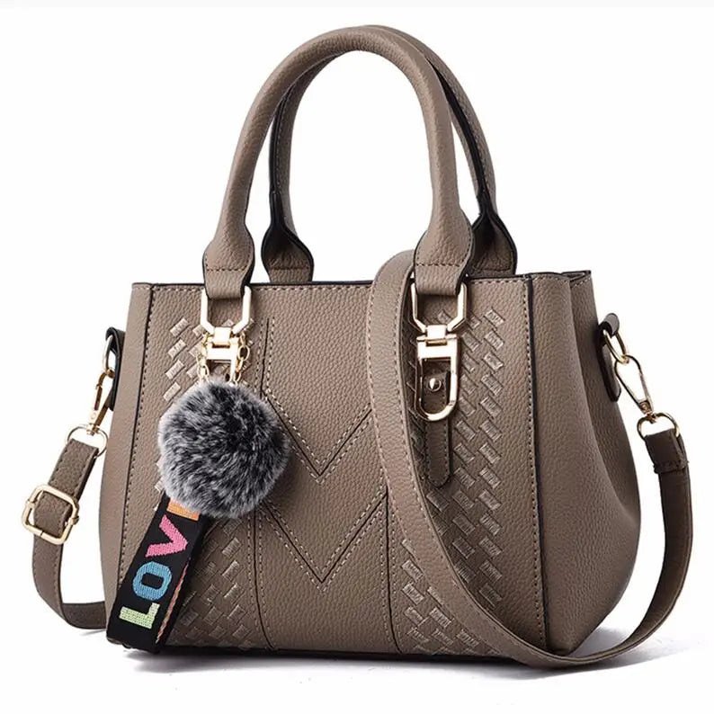Women PU Leather Handbags Large Tote