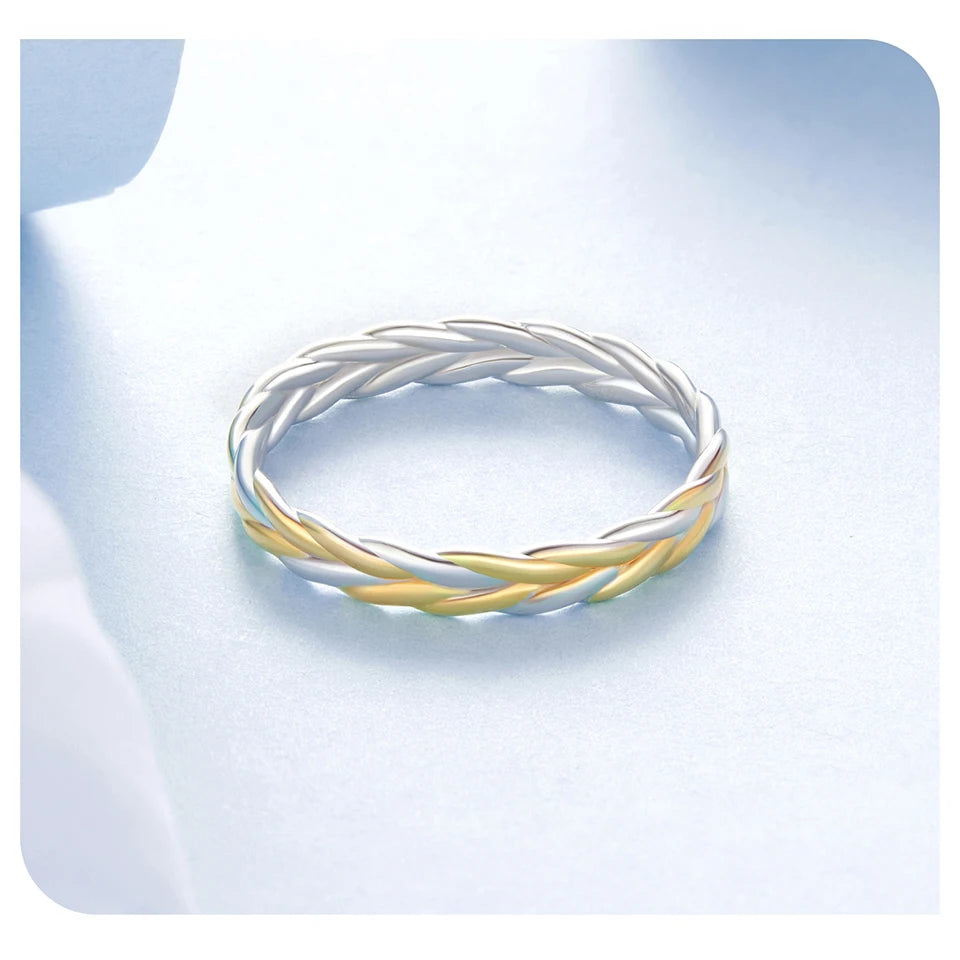 Braided Sterling Silver Ring