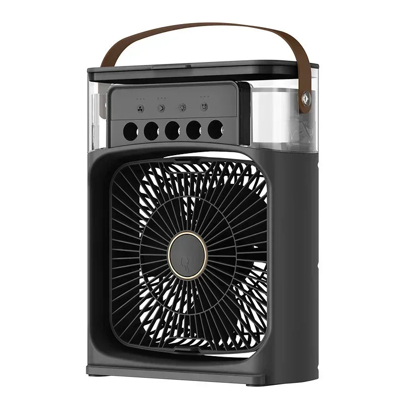 Mini Portable Air Cooler & Humidifier Fan – 3 Speeds