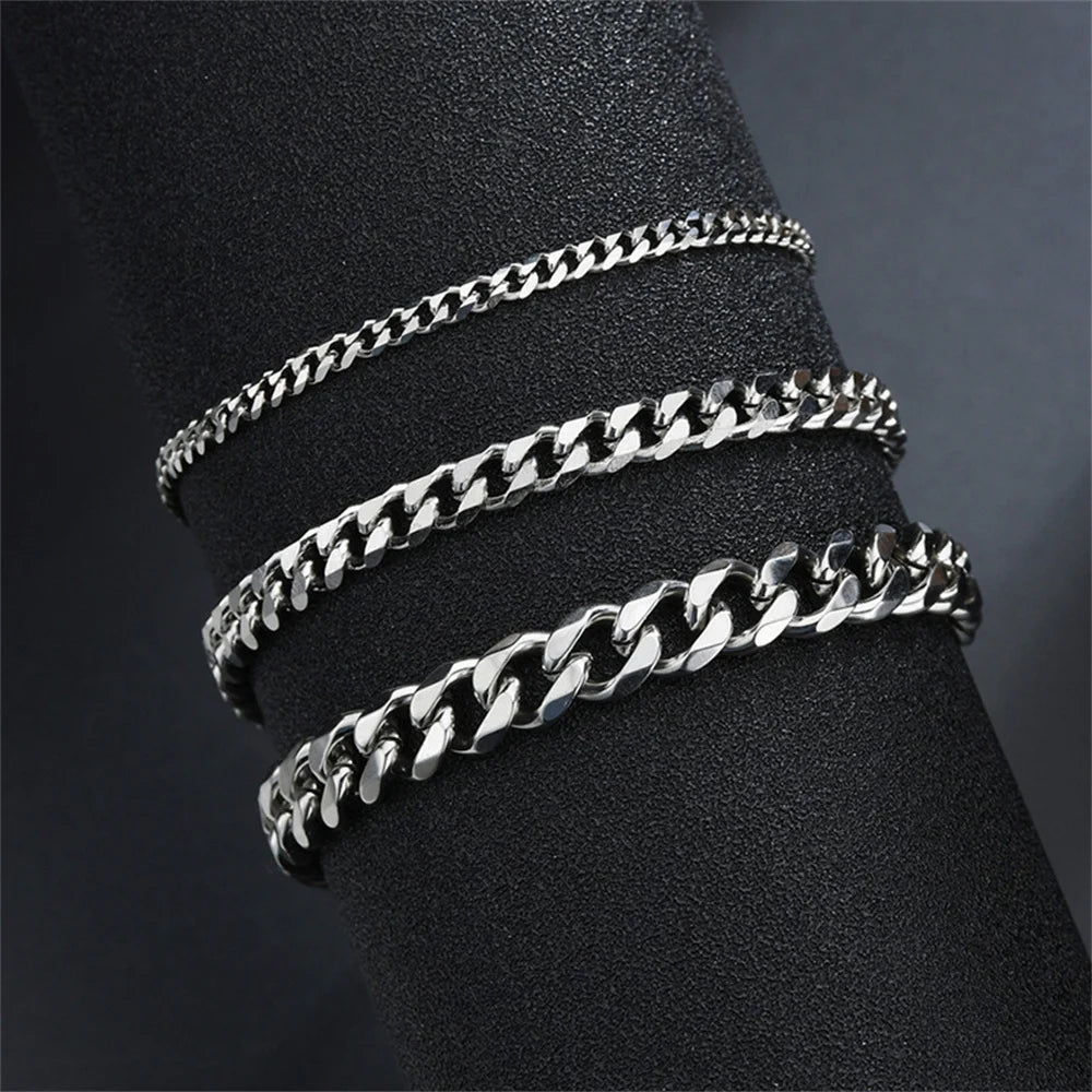 3-7mm Stainless Steel Bracelet