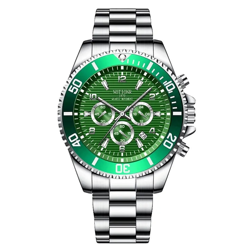 Men's Sports Quartz Business Watch