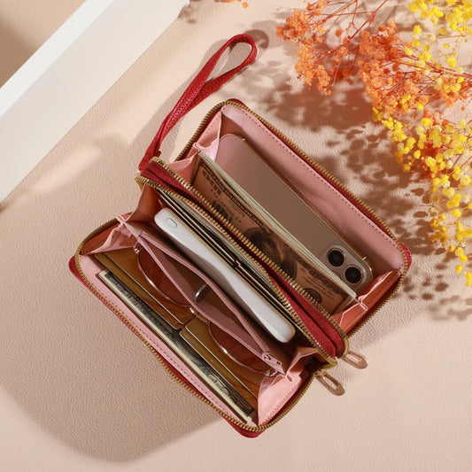 Elegant Hand Clutch with 8 Card Slots & Compartments