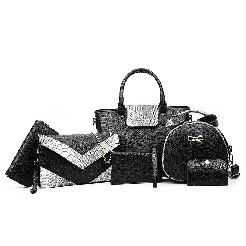 Luxury 6-Piece Handbag Set