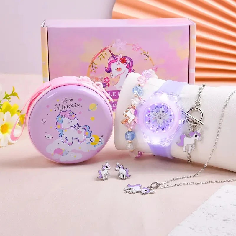 Luminous Unicorn Watch Set