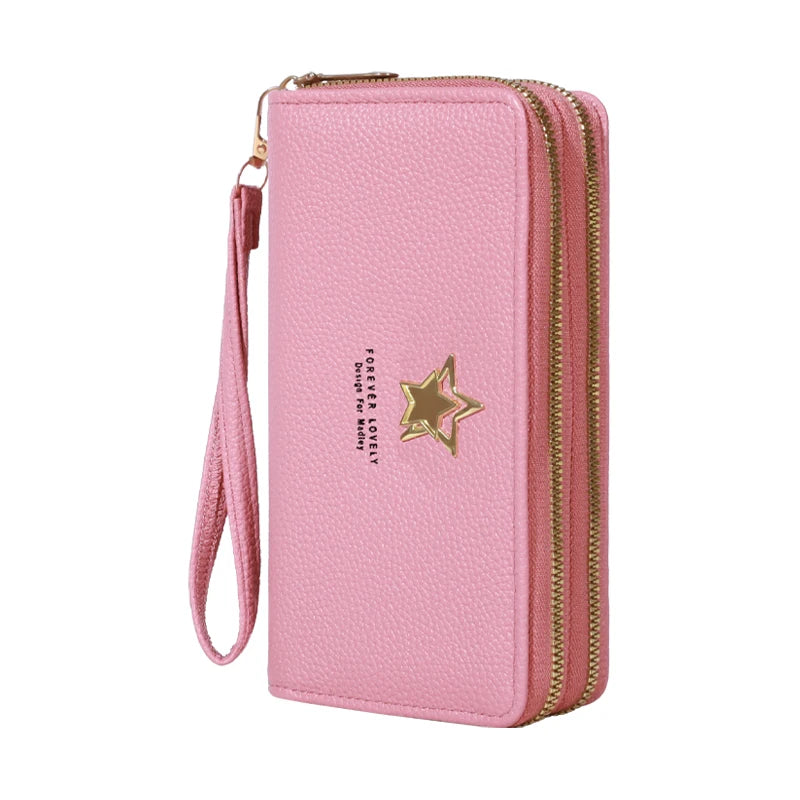 Elegant Hand Clutch with 8 Card Slots & Compartments