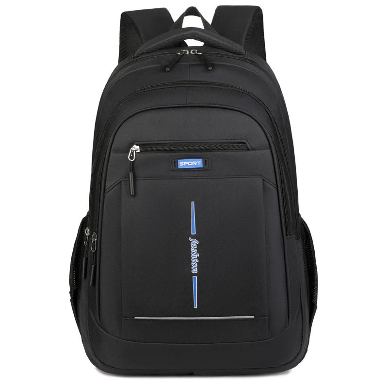 Trendy School & Computer Backpack – Black, Grey, Blue, Red