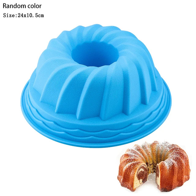 3D Silicone Pastry Mold – Random Colors for DIY Baking