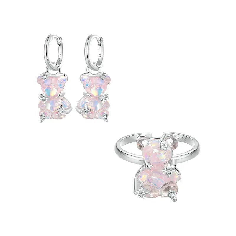 BAMOER 925 Silver Butterfly Ring for Girls, Dainty Cute Butterfly Jewelry Gifts for Women On Birthday Christmas for Girlfriend