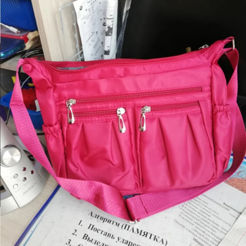 Large Nylon Crossbody Bag