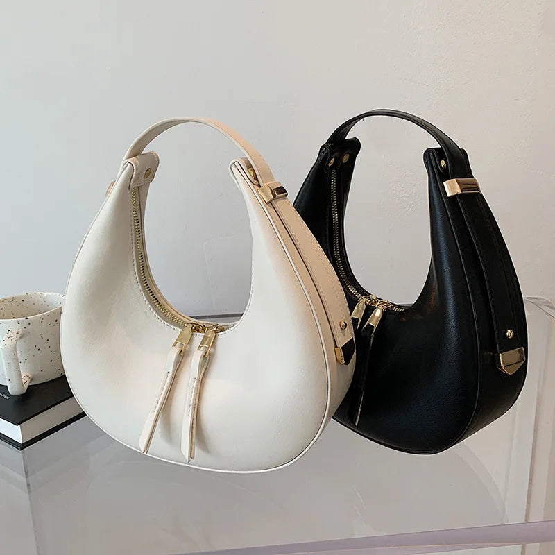 Luxury Half Moon Tote