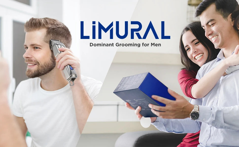 Limural Professional Hair Clippers – Cordless T-Blade Trimmer