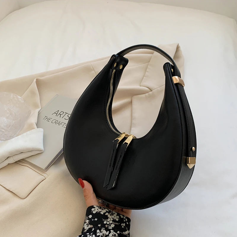 Luxury Half Moon Tote