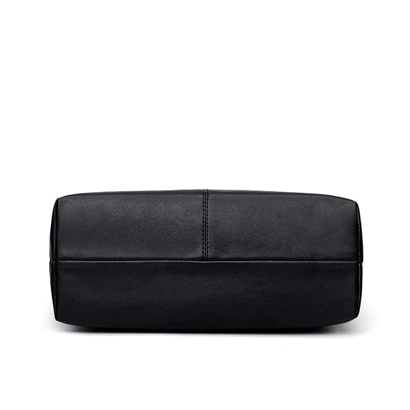 Large PU Shoulder Handbag