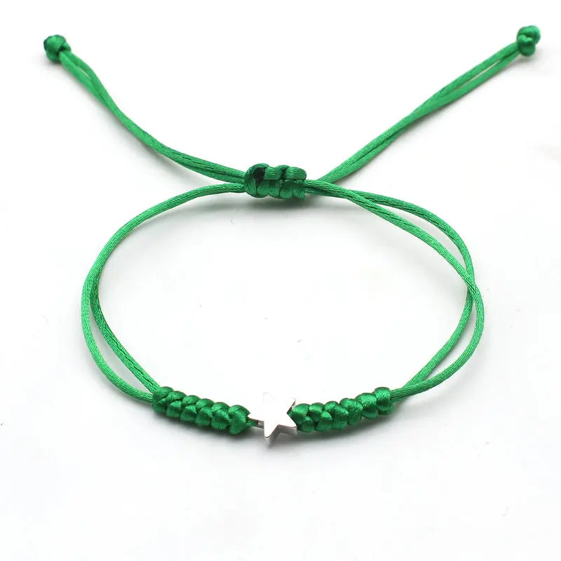 “Gold & Silver Star Wish Bracelets”