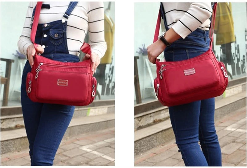 Waterproof Nylon Messenger Bag