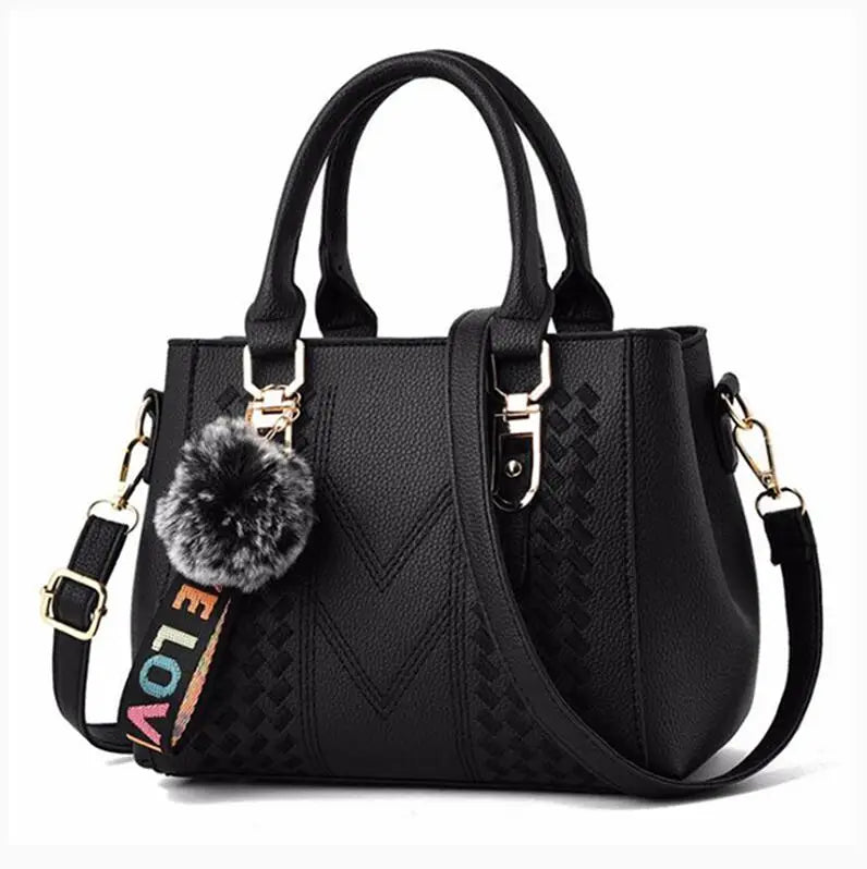 Women PU Leather Handbags Large Tote