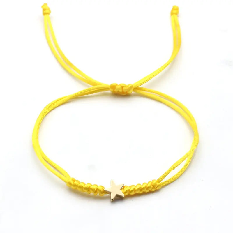 “Gold & Silver Star Wish Bracelets”