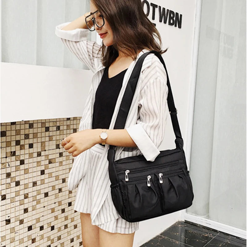 Large Nylon Crossbody Bag
