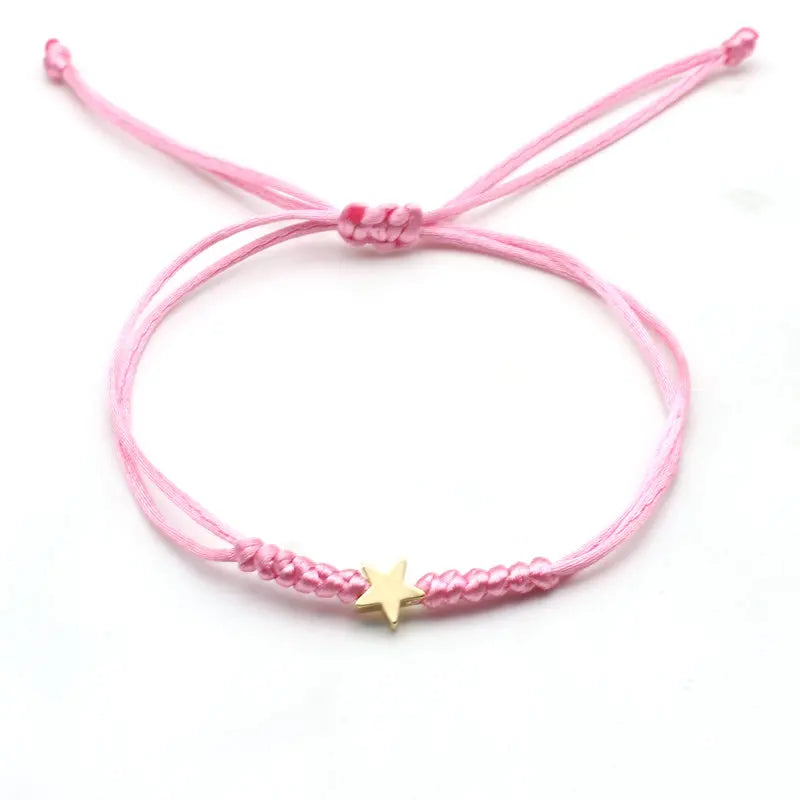 “Gold & Silver Star Wish Bracelets”