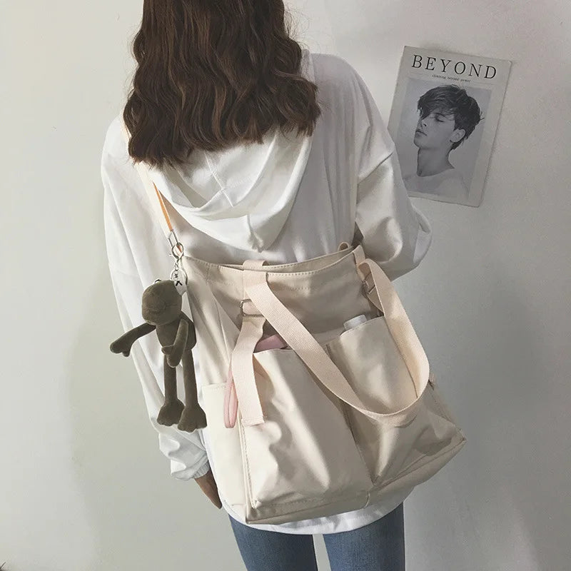 Casual Oxford Tote & Crossbody Bag for Women
