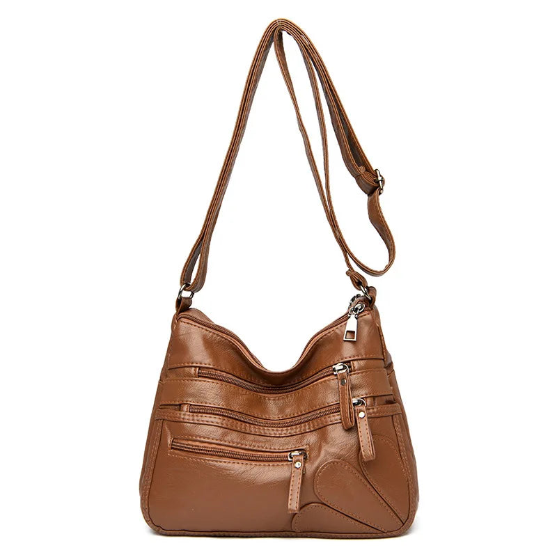Double-layer Messenger Tote