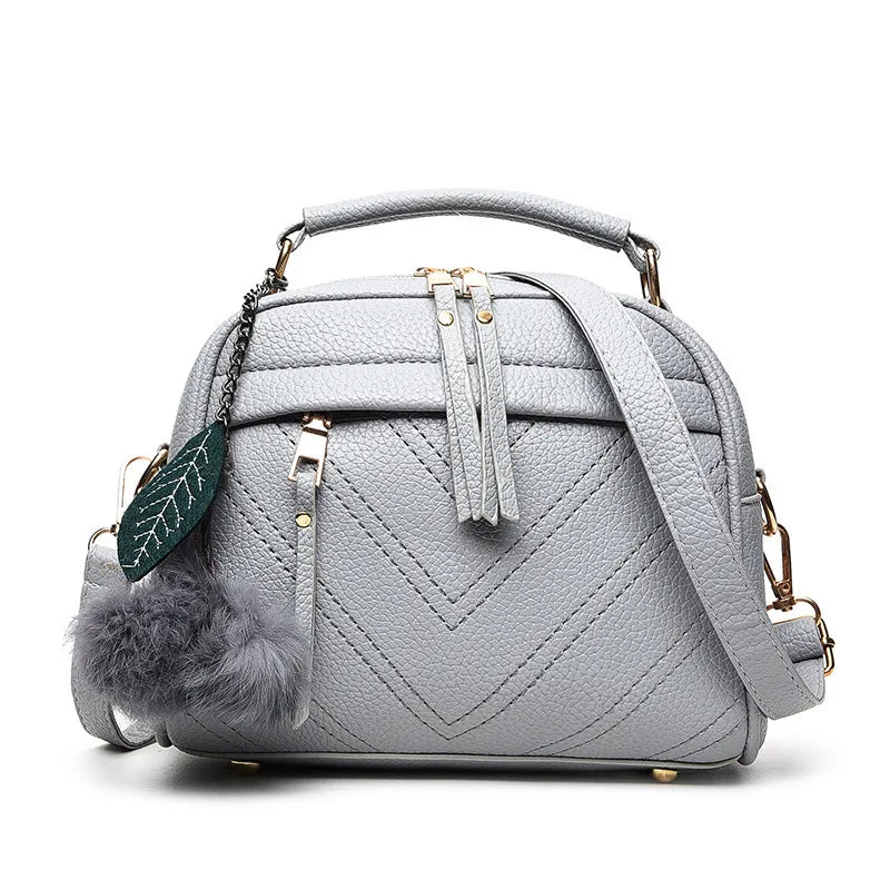 PU Leather Tassel Messenger