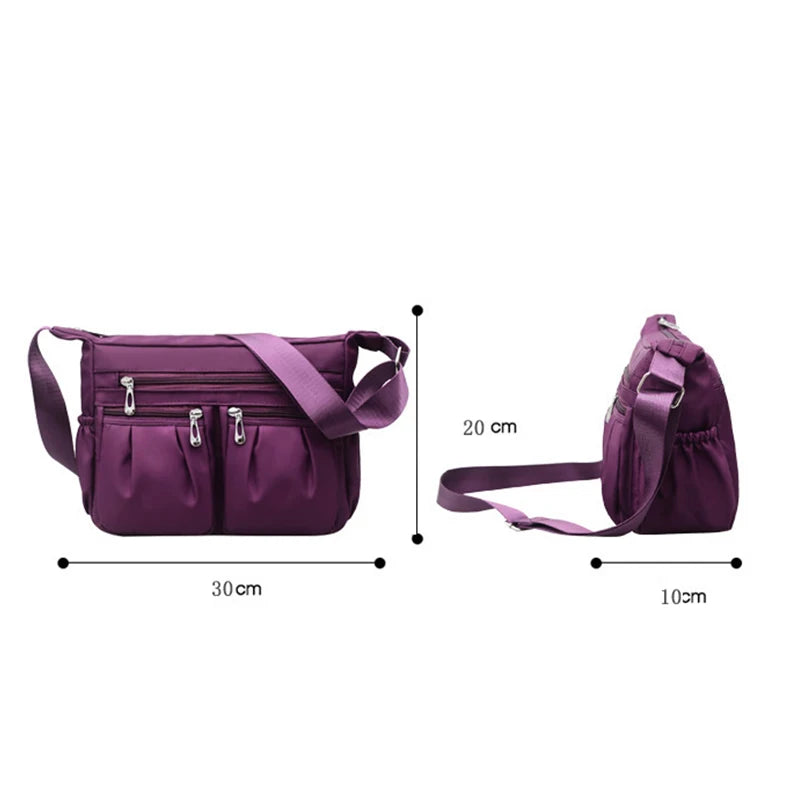 Large Nylon Crossbody Bag