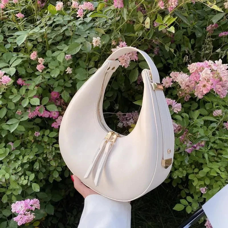 Luxury Half Moon Tote