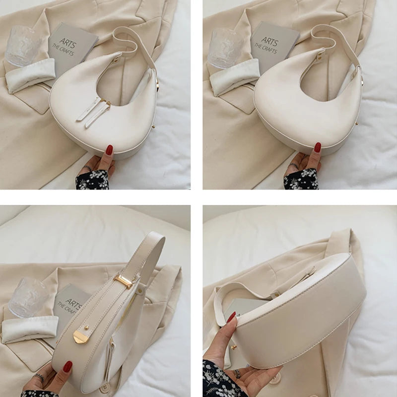 Luxury Half Moon Tote