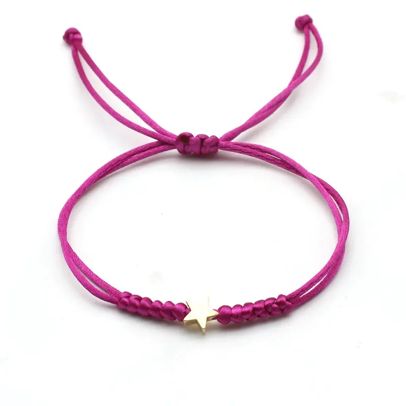 “Gold & Silver Star Wish Bracelets”