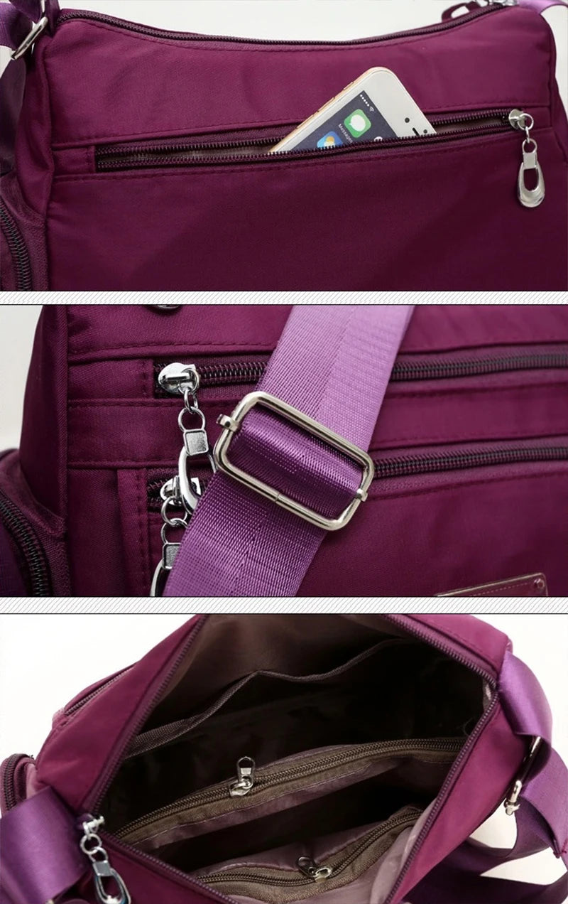 Waterproof Nylon Messenger Bag