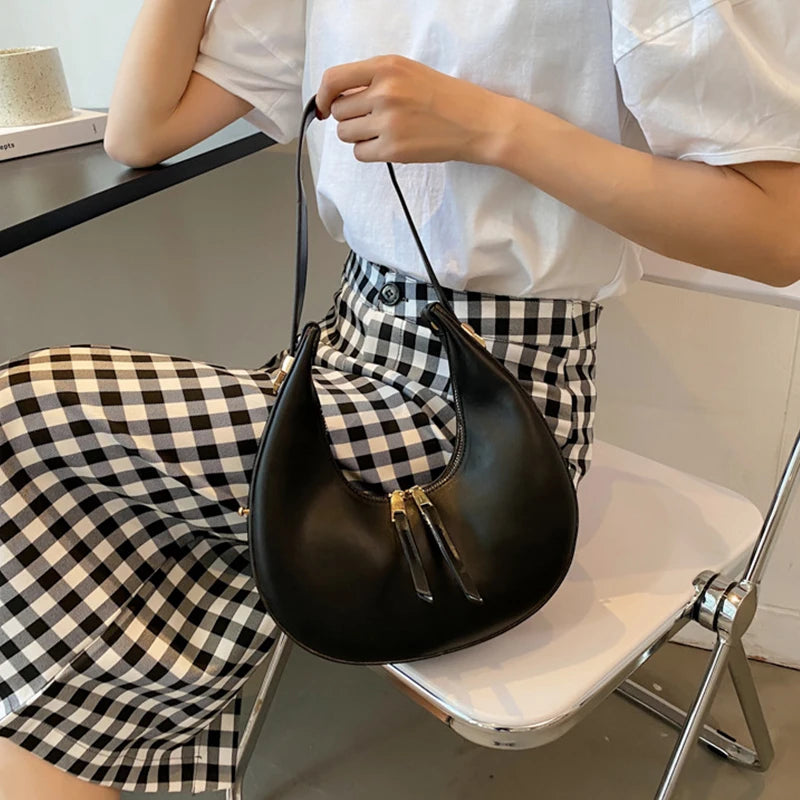 Luxury Half Moon Tote