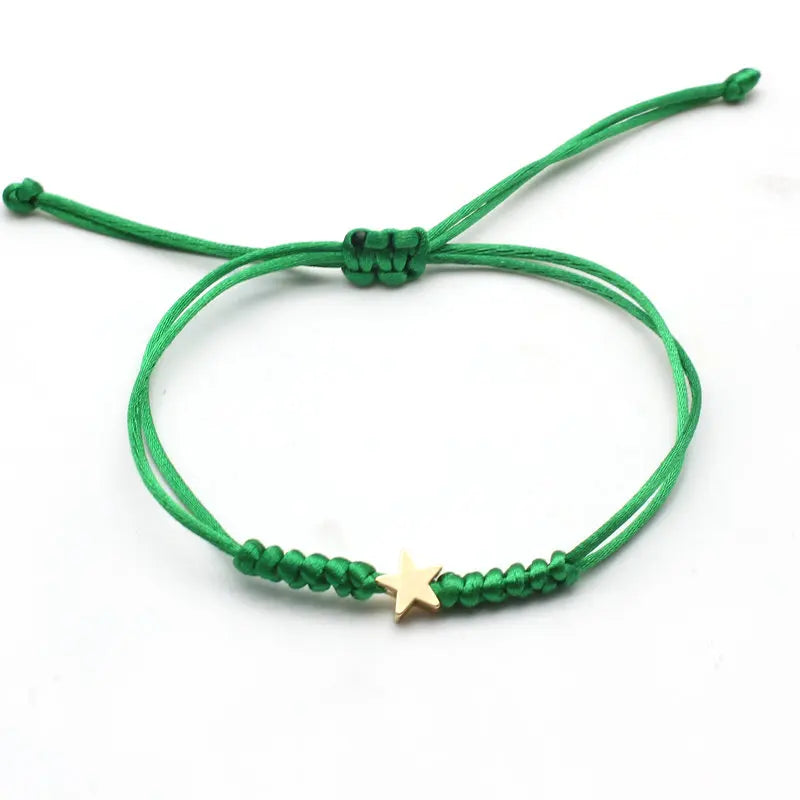 “Gold & Silver Star Wish Bracelets”