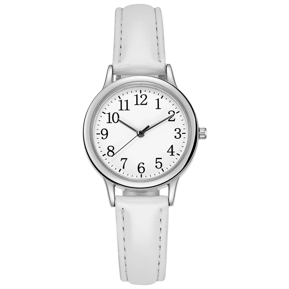 Women’s Fashion Quartz Watch – Easy Read, PU Strap