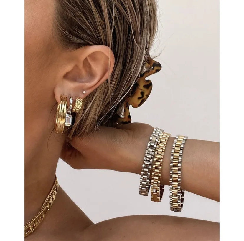 Gold-Plated Detachable Bracelet