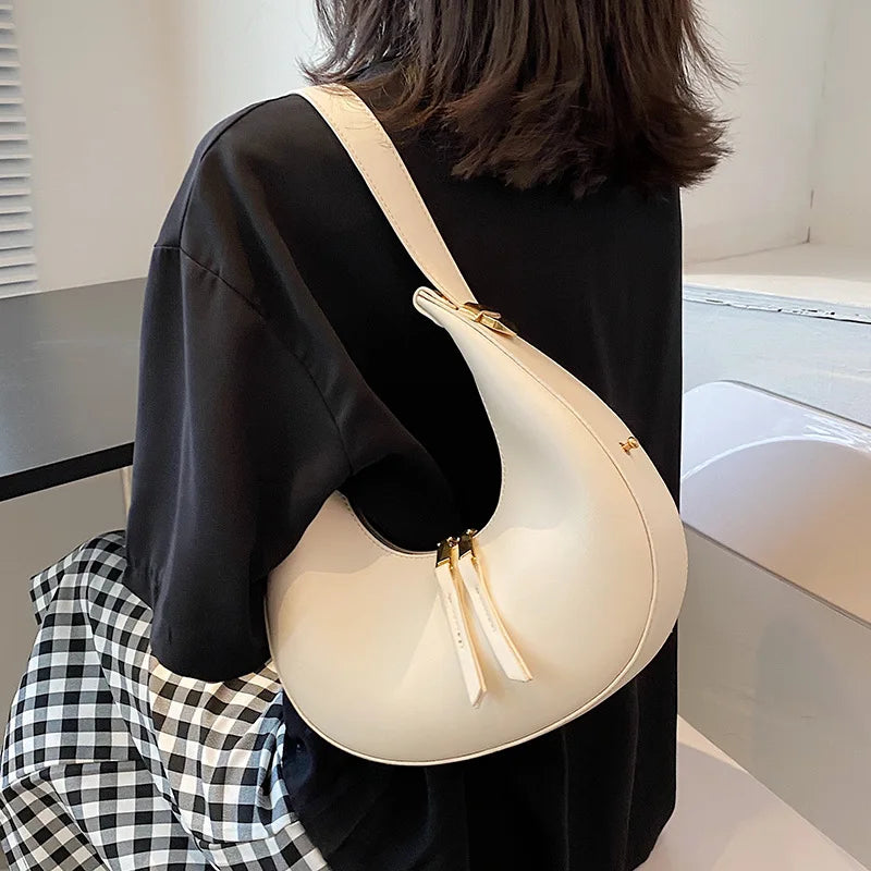 Luxury Half Moon Tote