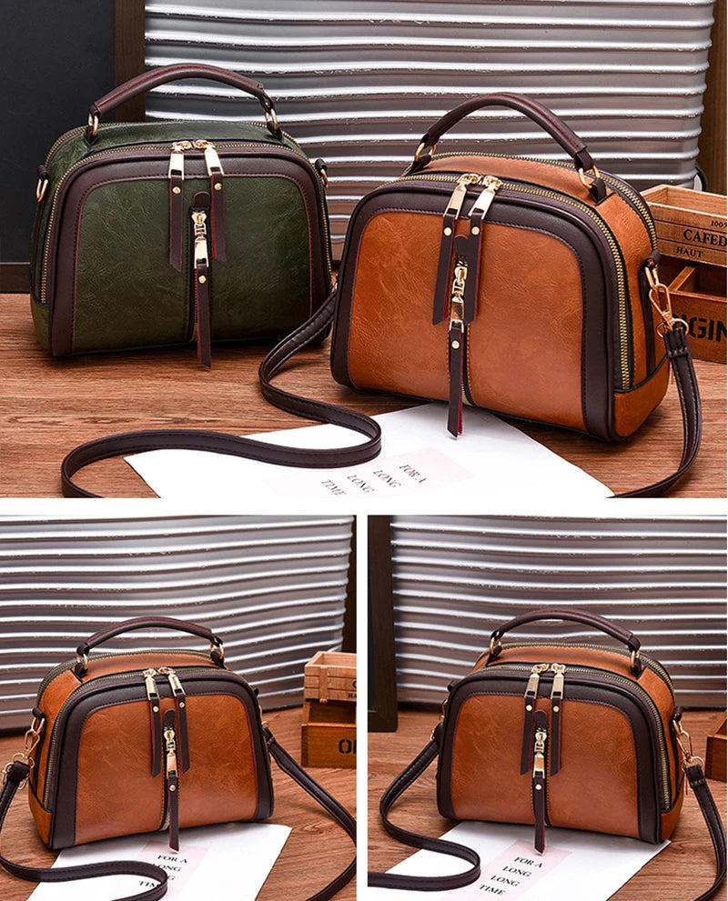 Luxury PU Messenger Bag