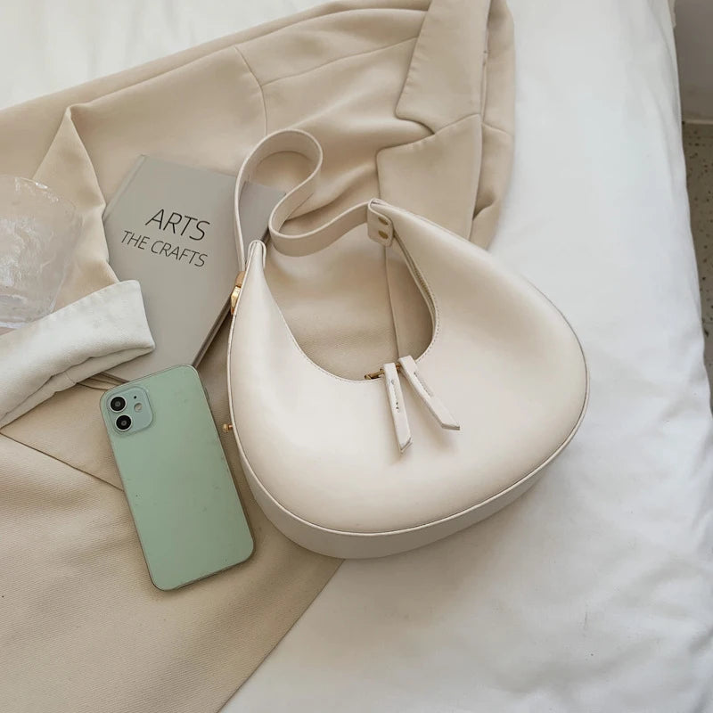 Luxury Half Moon Tote