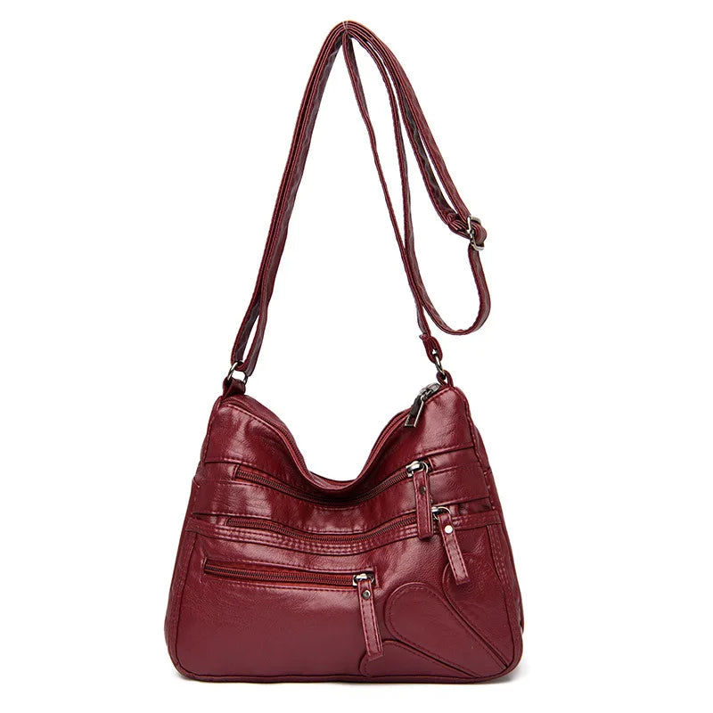 Double-layer Messenger Tote