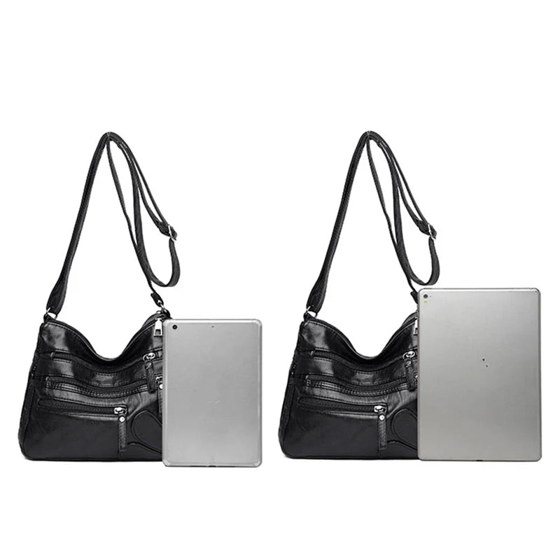 Double-layer Messenger Tote