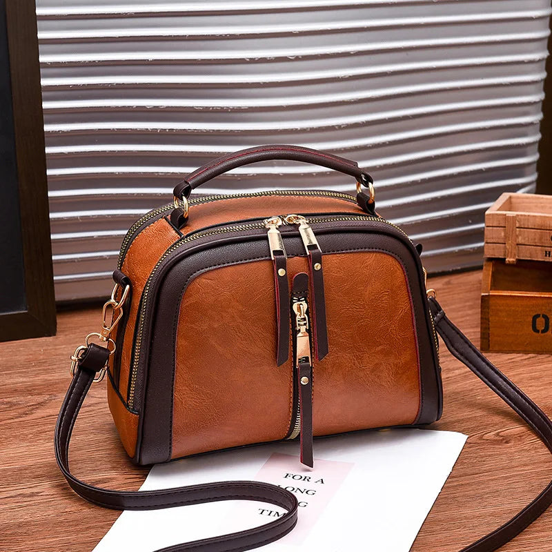 Luxury PU Messenger Bag