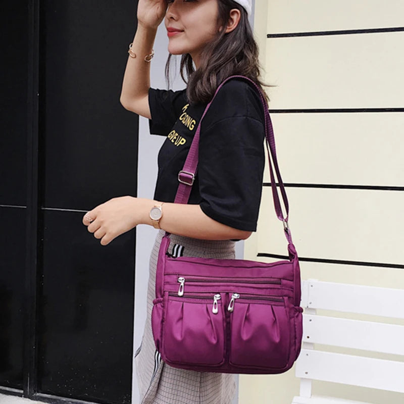 Large Nylon Crossbody Bag