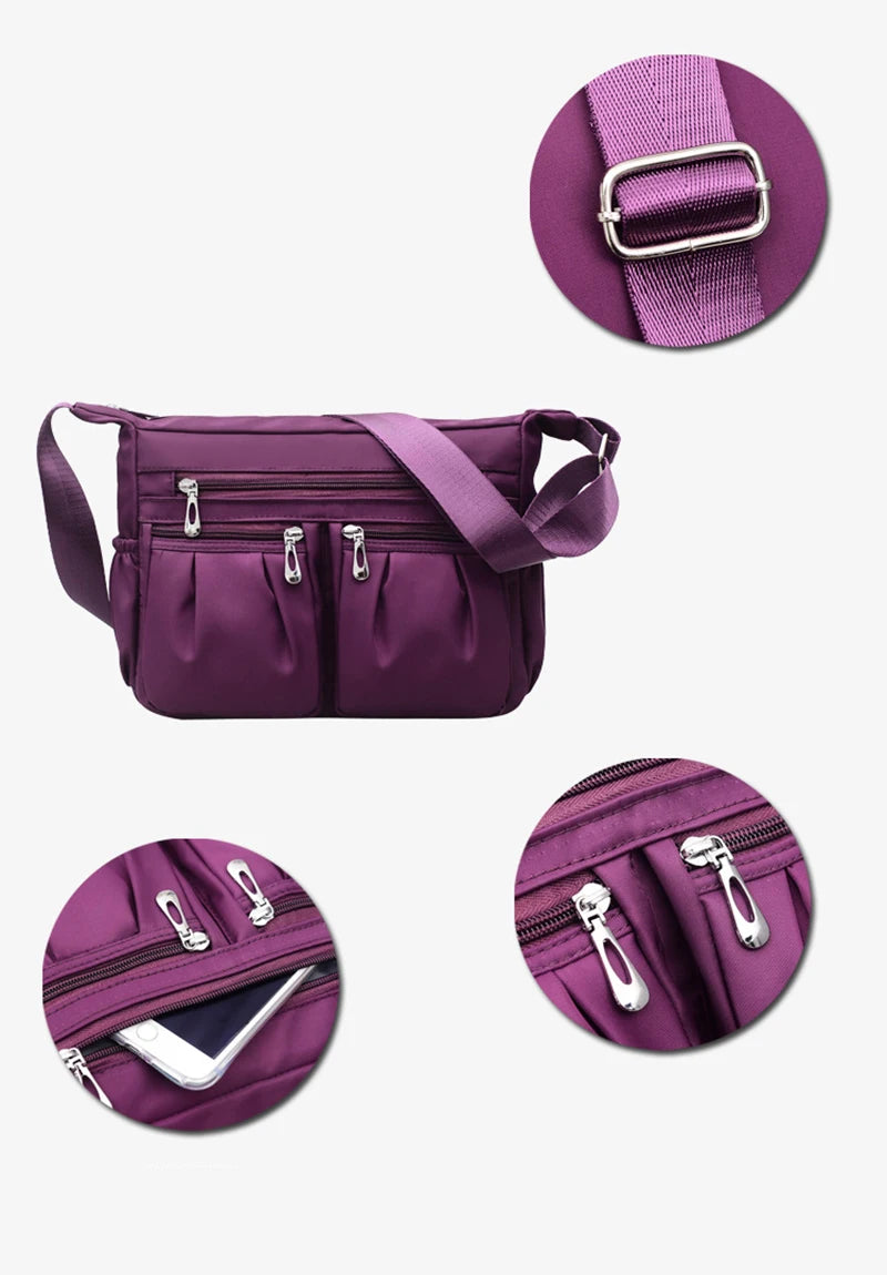 Large Nylon Crossbody Bag