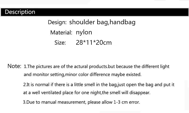 Waterproof Nylon Messenger Bag