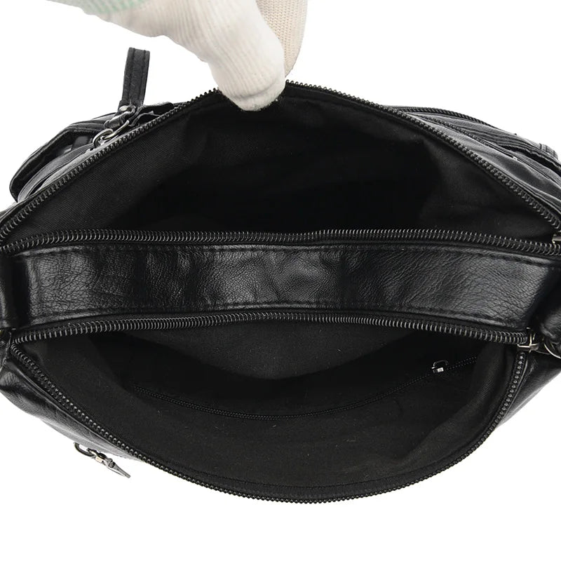 Double-layer Messenger Tote