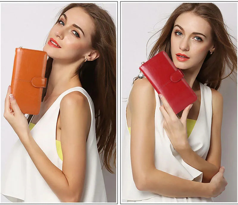 Solid Color Clutch Purse