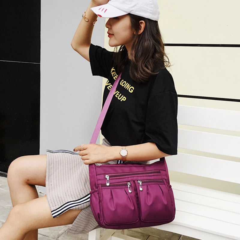 Large Nylon Crossbody Bag