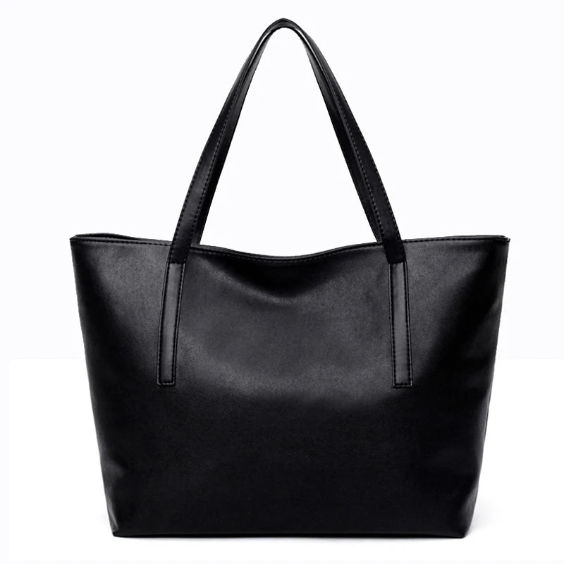 Large PU Shoulder Handbag