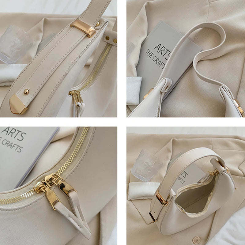 Luxury Half Moon Tote