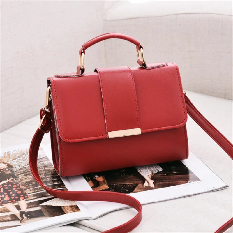 Retro PU Crossbody Bag